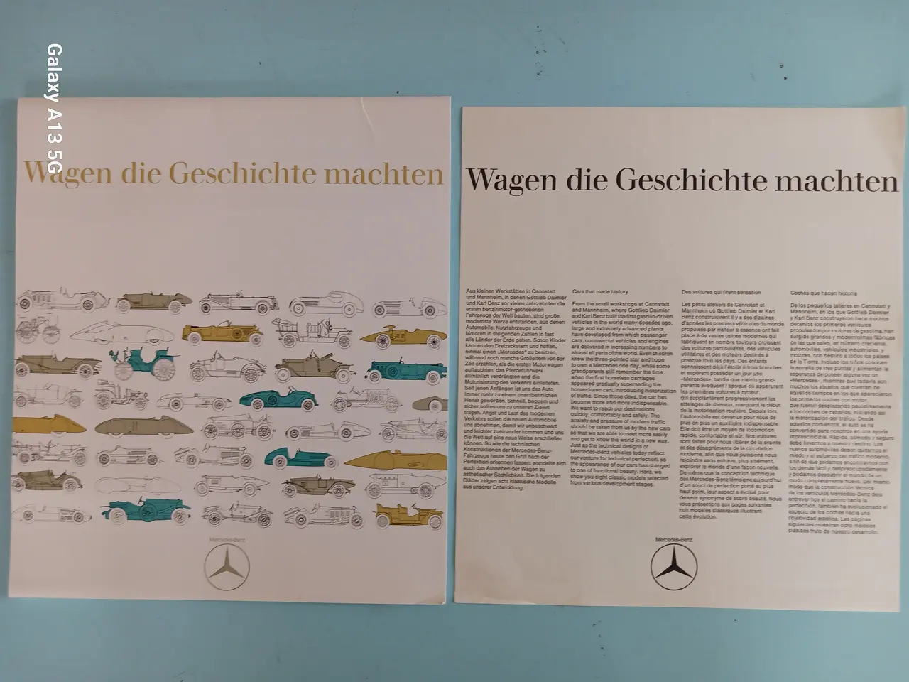 Billede 2 - Mercedes plakater med klassiske modeller.