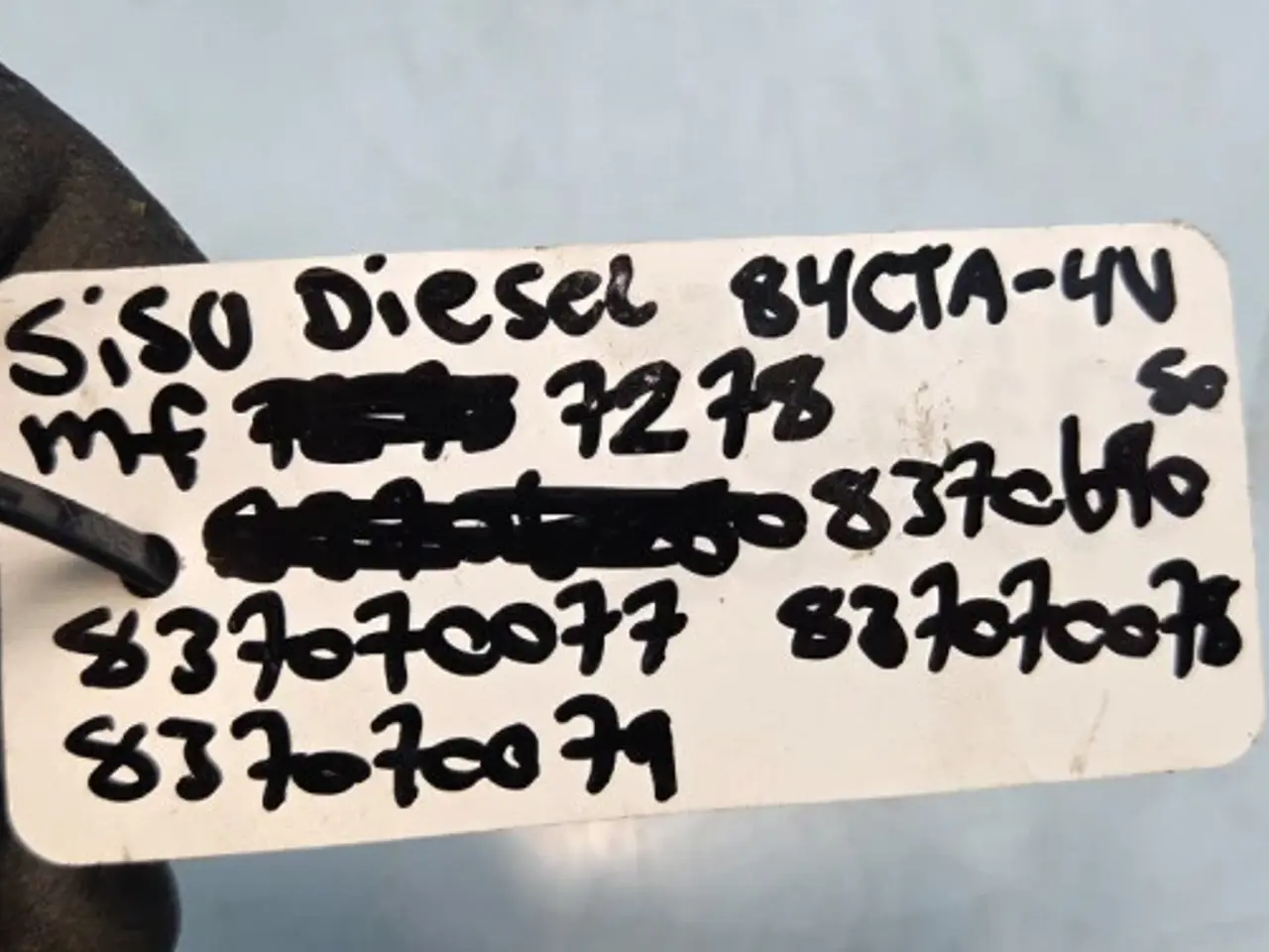 Billede 13 - SisuDiesel 84CTA-4V Brændstofrør Sæt 837070077