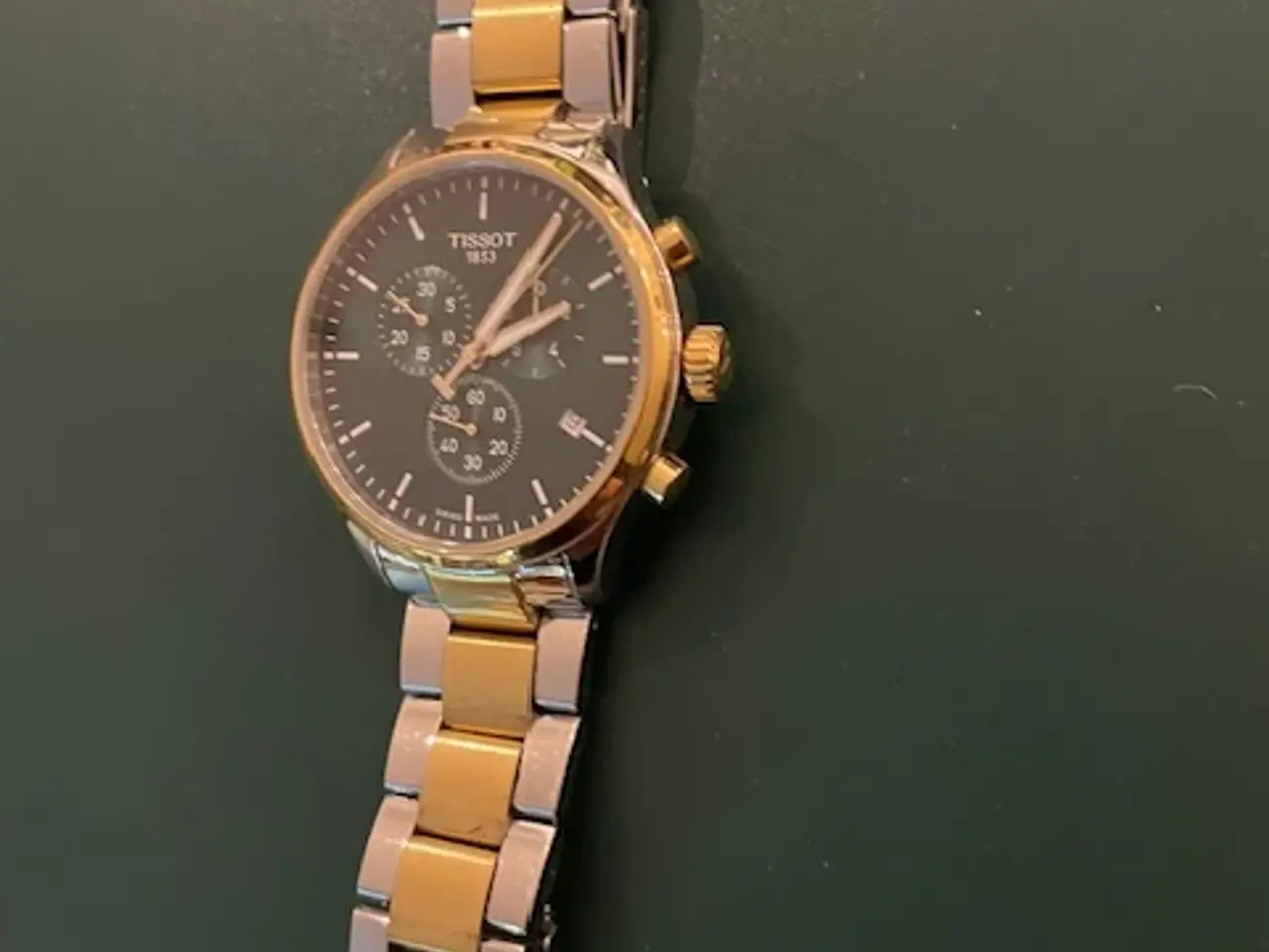 Billede 4 - Flot Tissot ur med grøn antik skive Nr 16617220910