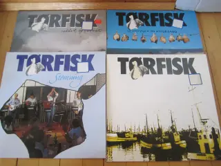 TØRFISK. 4 x LP`ER. BYD.