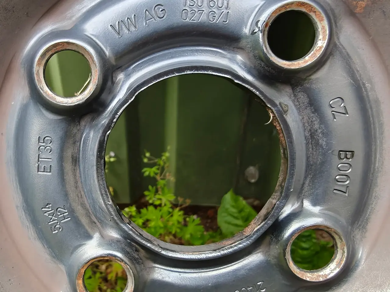 Billede 4 - Originale VW stålfælge med sommerdæk