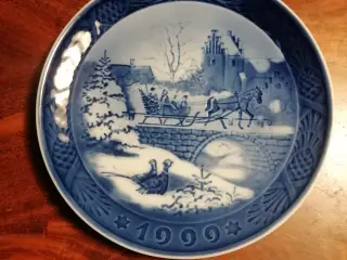Royal Copenhagen juleplatte 1999