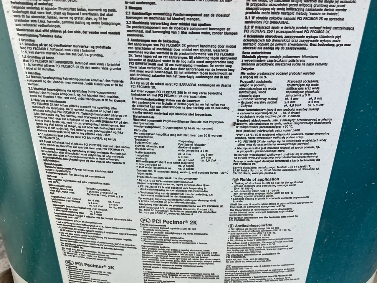 Billede 4 - PCI 2k sokkel membran 
