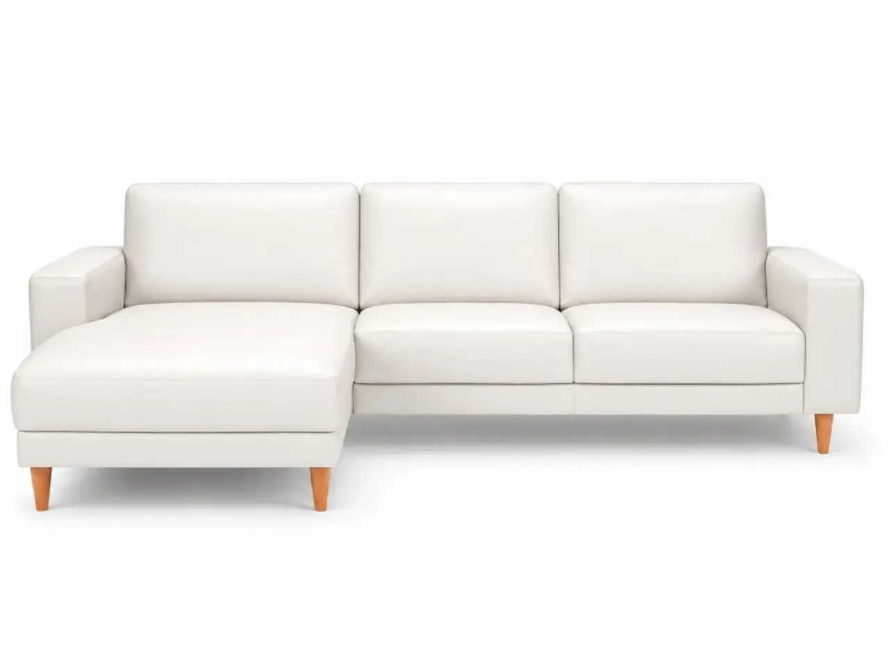 Billede 4 - Hjort Knudsen Hadsten Læder chaiselong sofa Venstrevendt