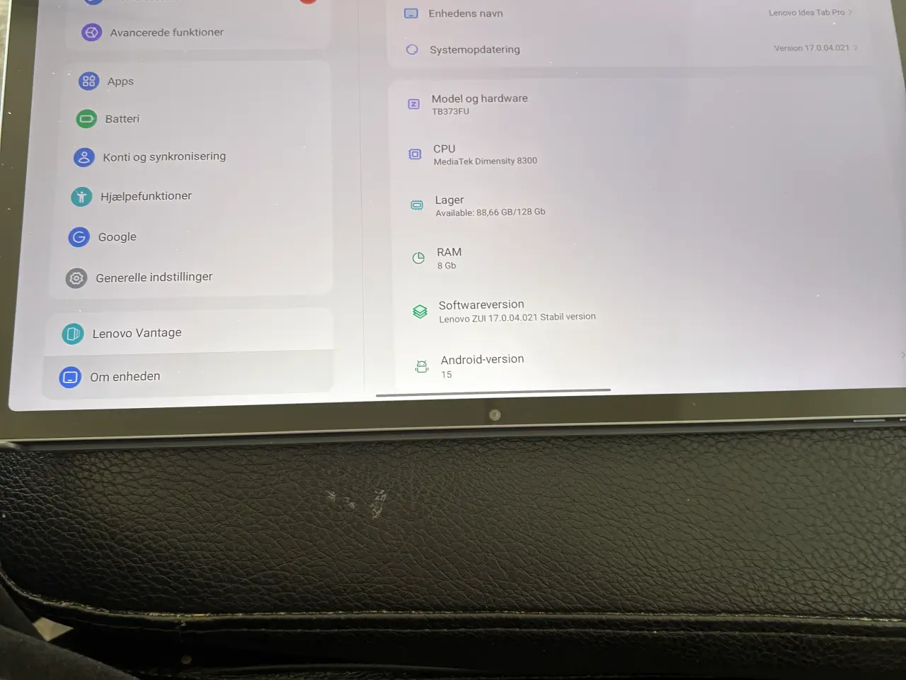Billede 1 - Lenovo ideapad tab pro 128 gb Luna gray Tilbud