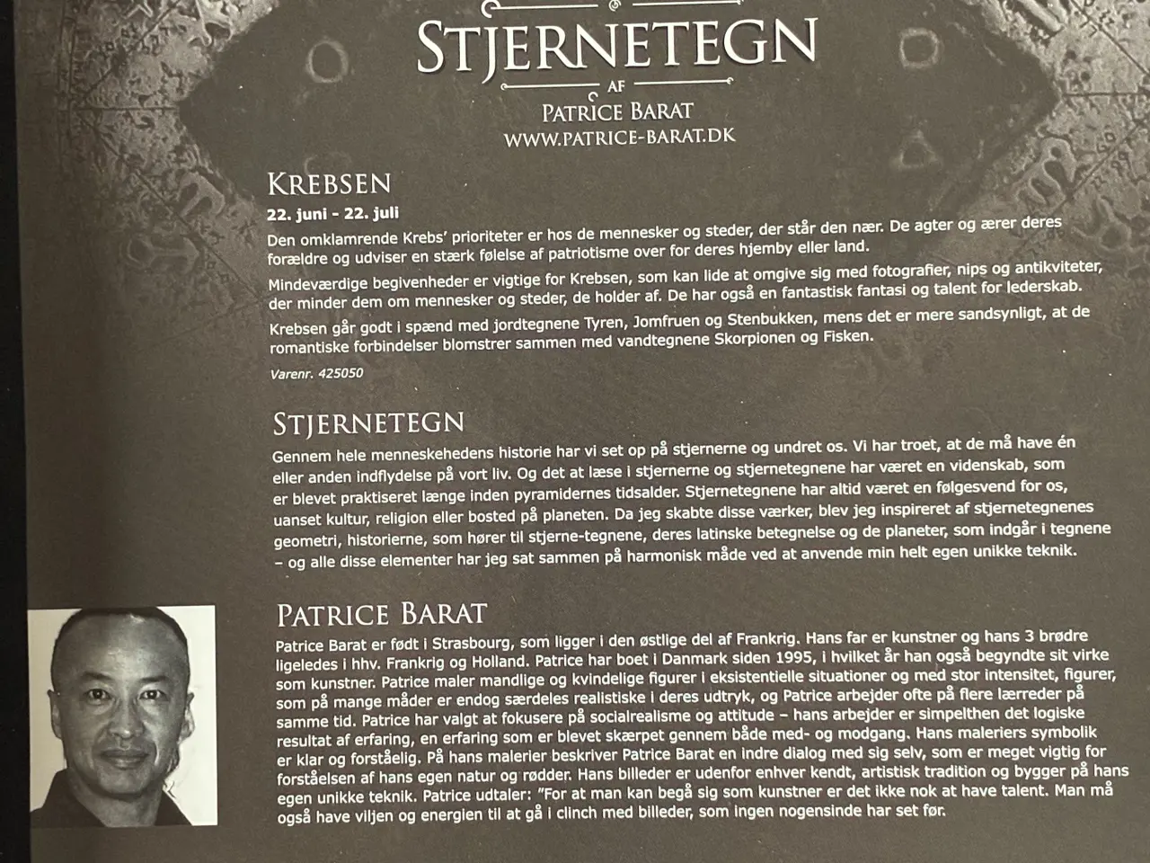 Billede 5 - Krebs stjernetegn vægophæng
