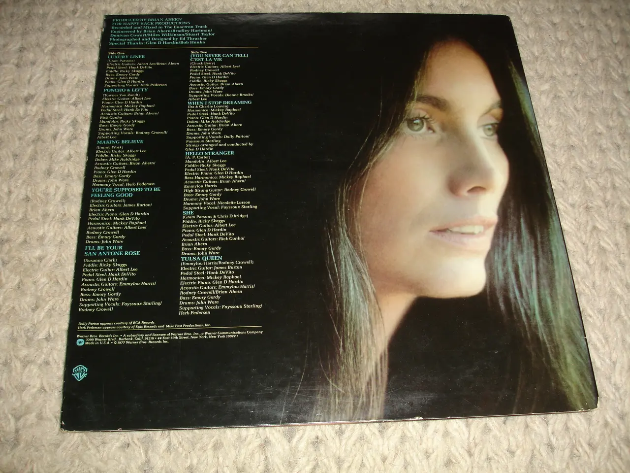 Billede 3 - (Seender gerne) Emmylou Harris – Luxury Liner