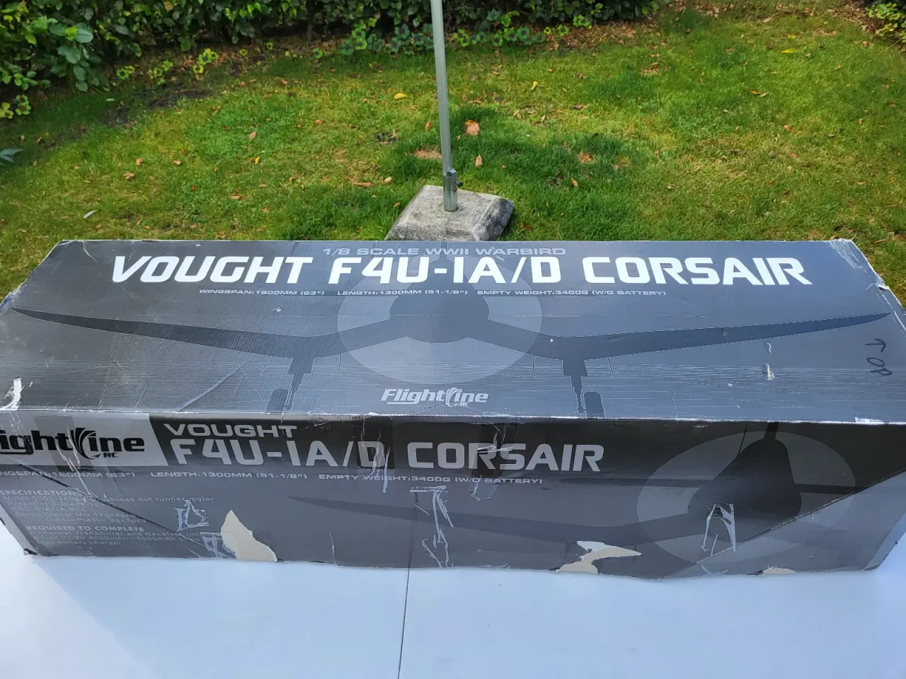 Billede 2 - Flightline F4U-1D Corsair "bubble top" 1600mm 