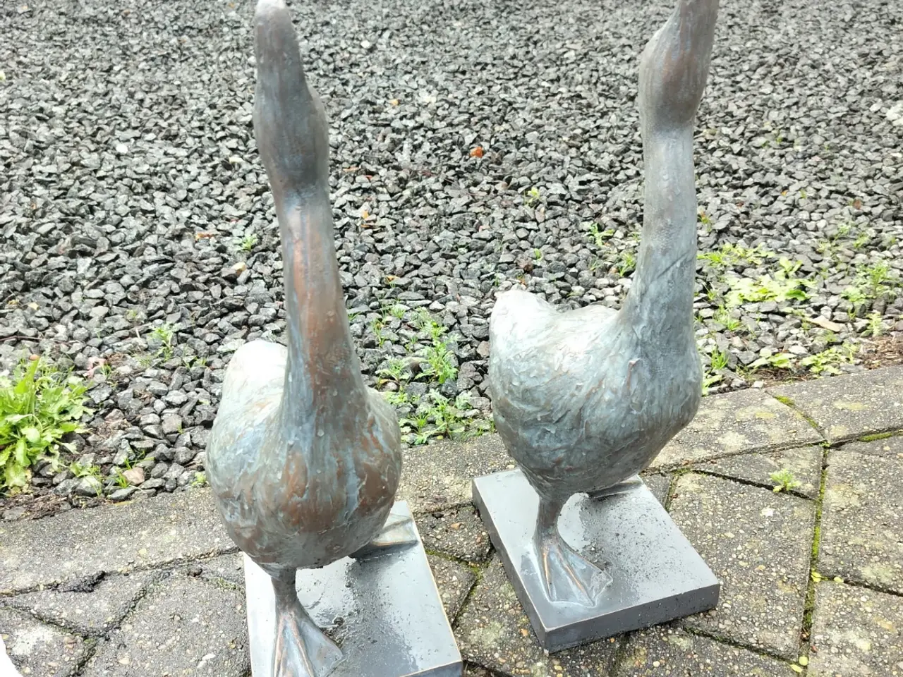 Billede 1 - skulptur af gås