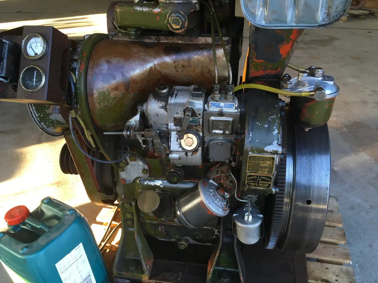 Billede 6 - Stationær Ruston Hornsby motor