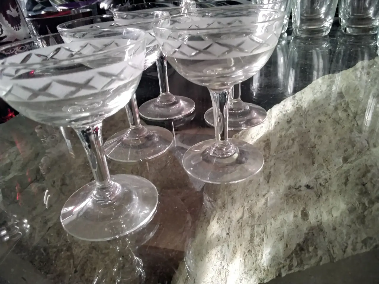 Billede 1 - Ejby portvine glas 5 stk