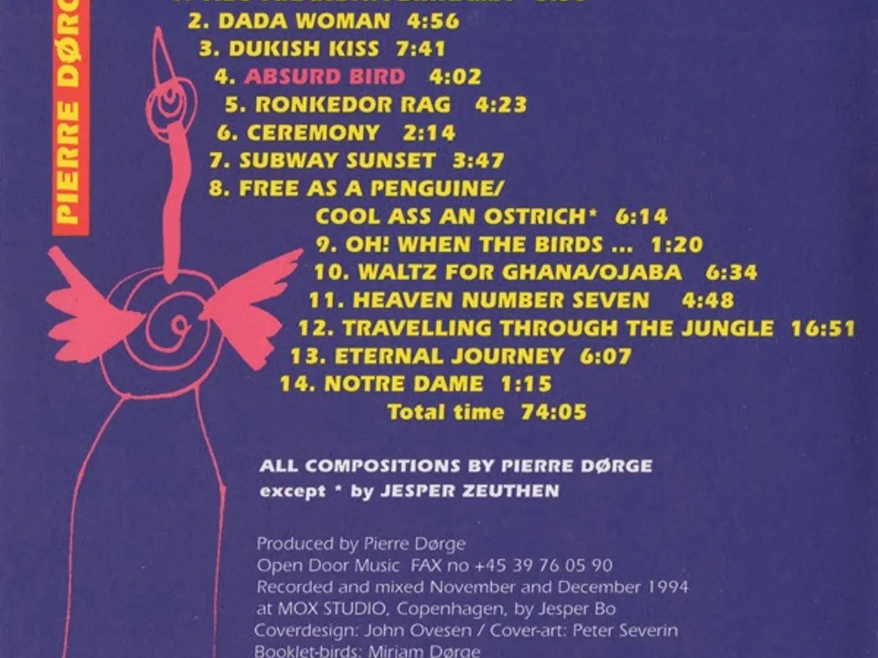 Billede 5 - Pierre Dørge & New… – Absurd Bird – CD