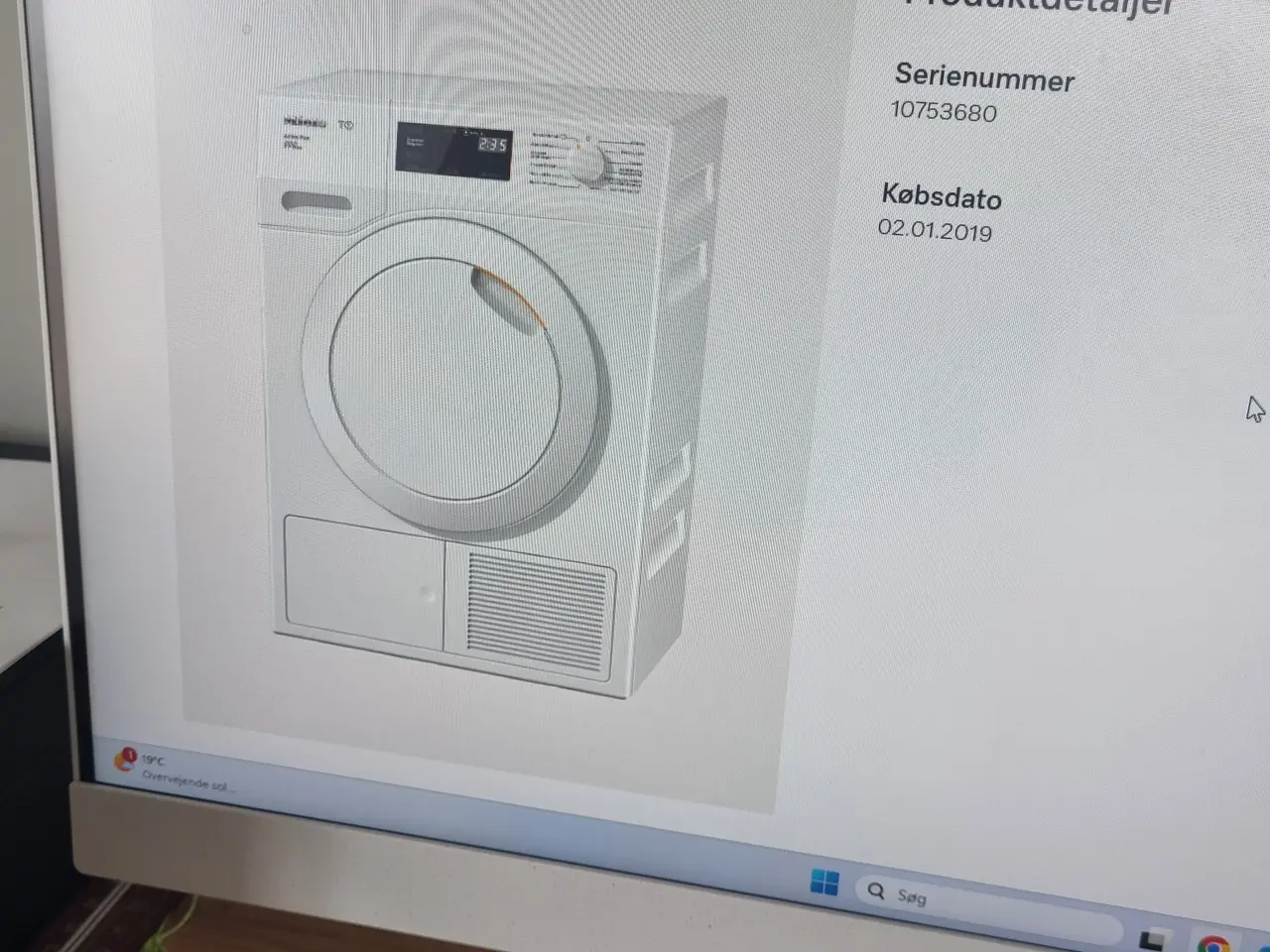 Billede 2 - Miele varmepumpetumbler 