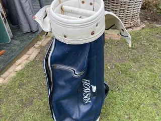 Golftaske i læder