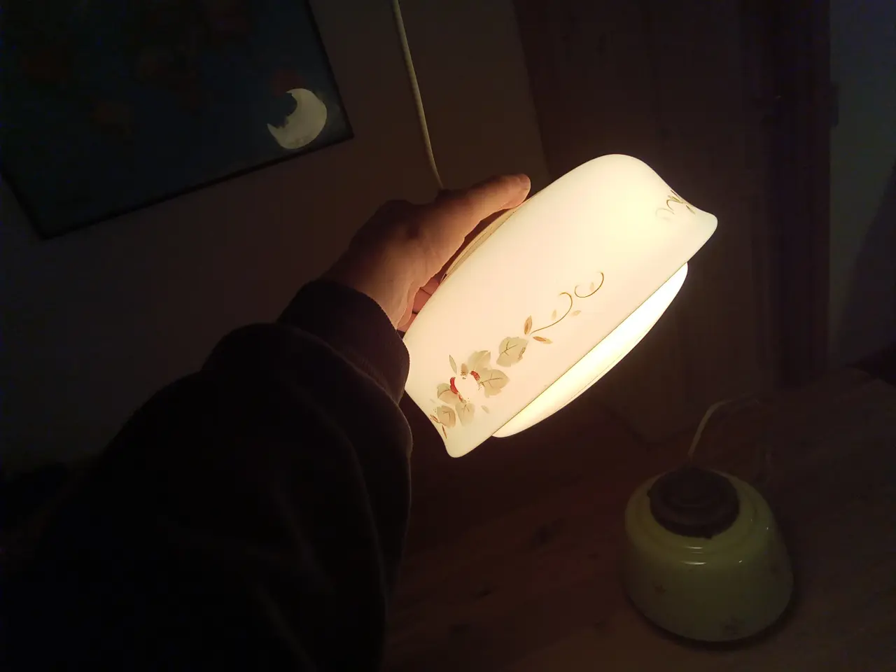 Billede 5 - 2stk. Retro lamper med bakelit fatning