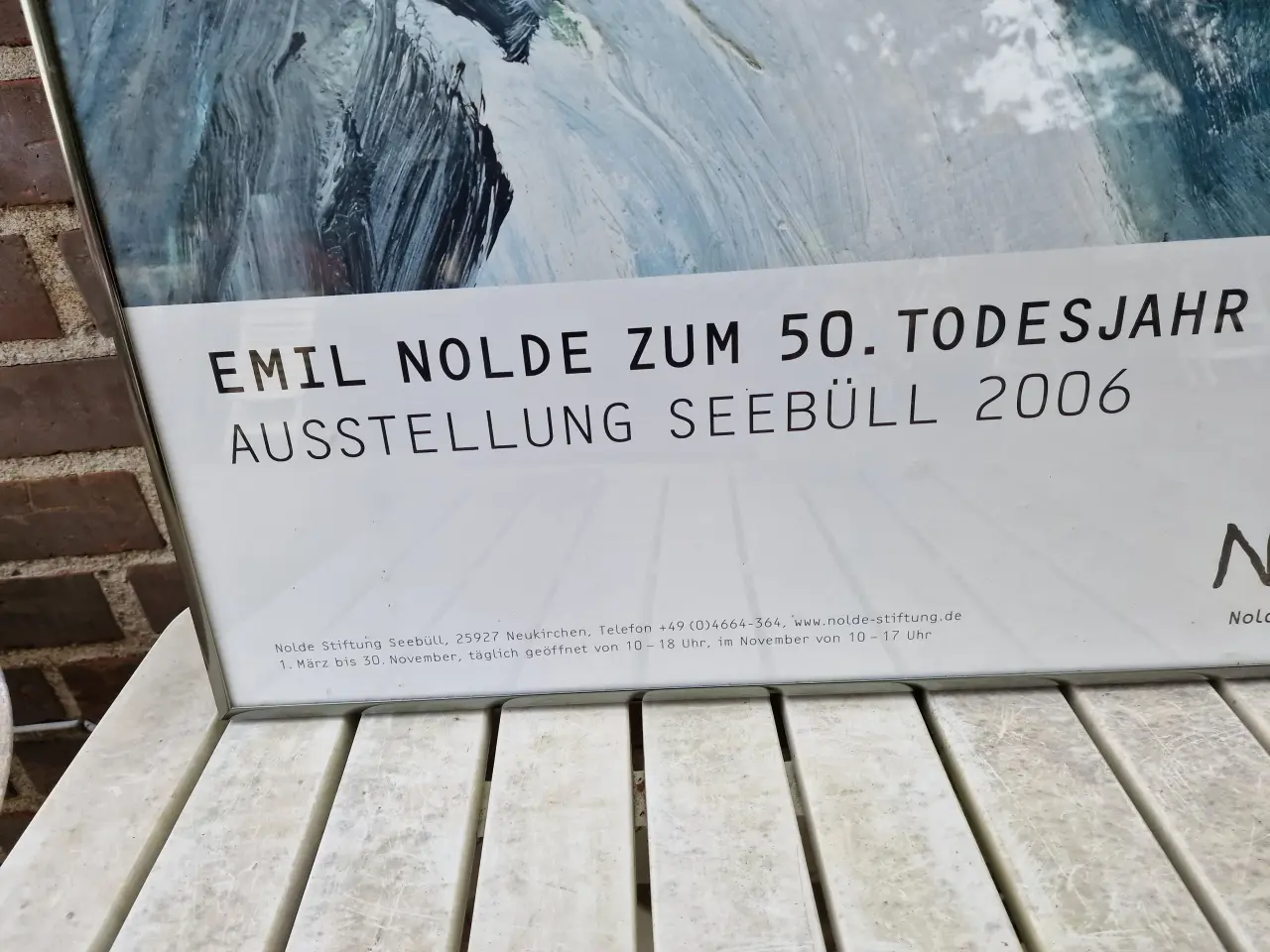 Billede 3 - EMIL NOLDE udstillingsplakat 