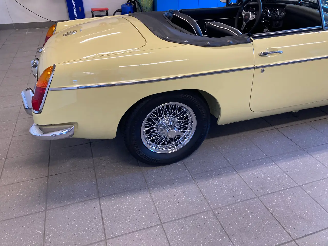 Billede 3 - MGB Roadster 1968, UNIK, som ny, Total istandsat.