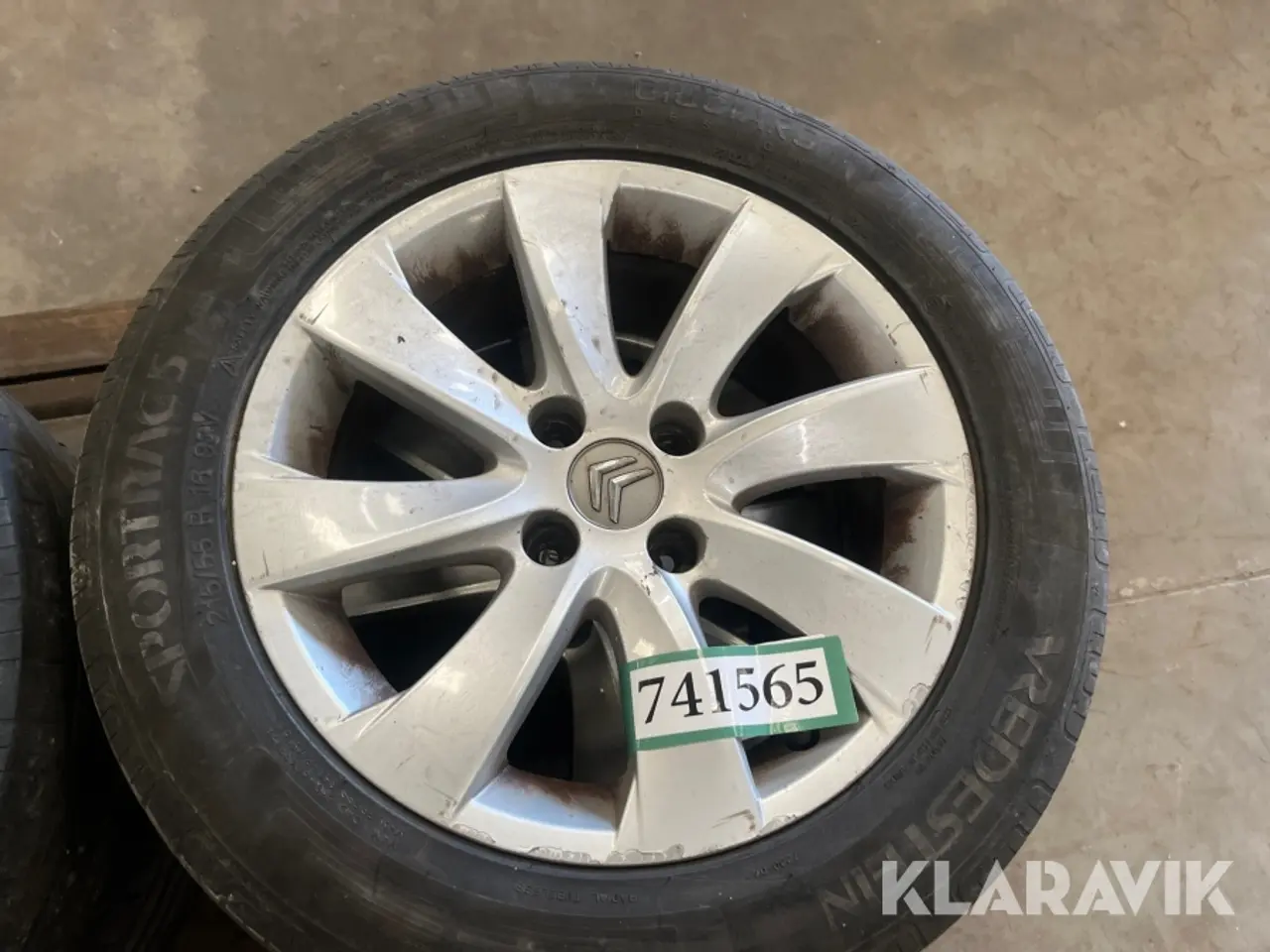 Billede 3 - Alufælge Citroen 16" 1 sæt (4styk)