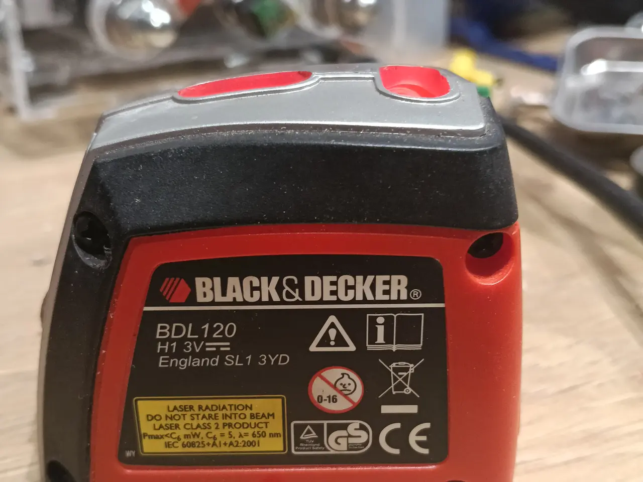 Billede 4 - Black & Decker BDL120 linjelaser / laser-vaterpas