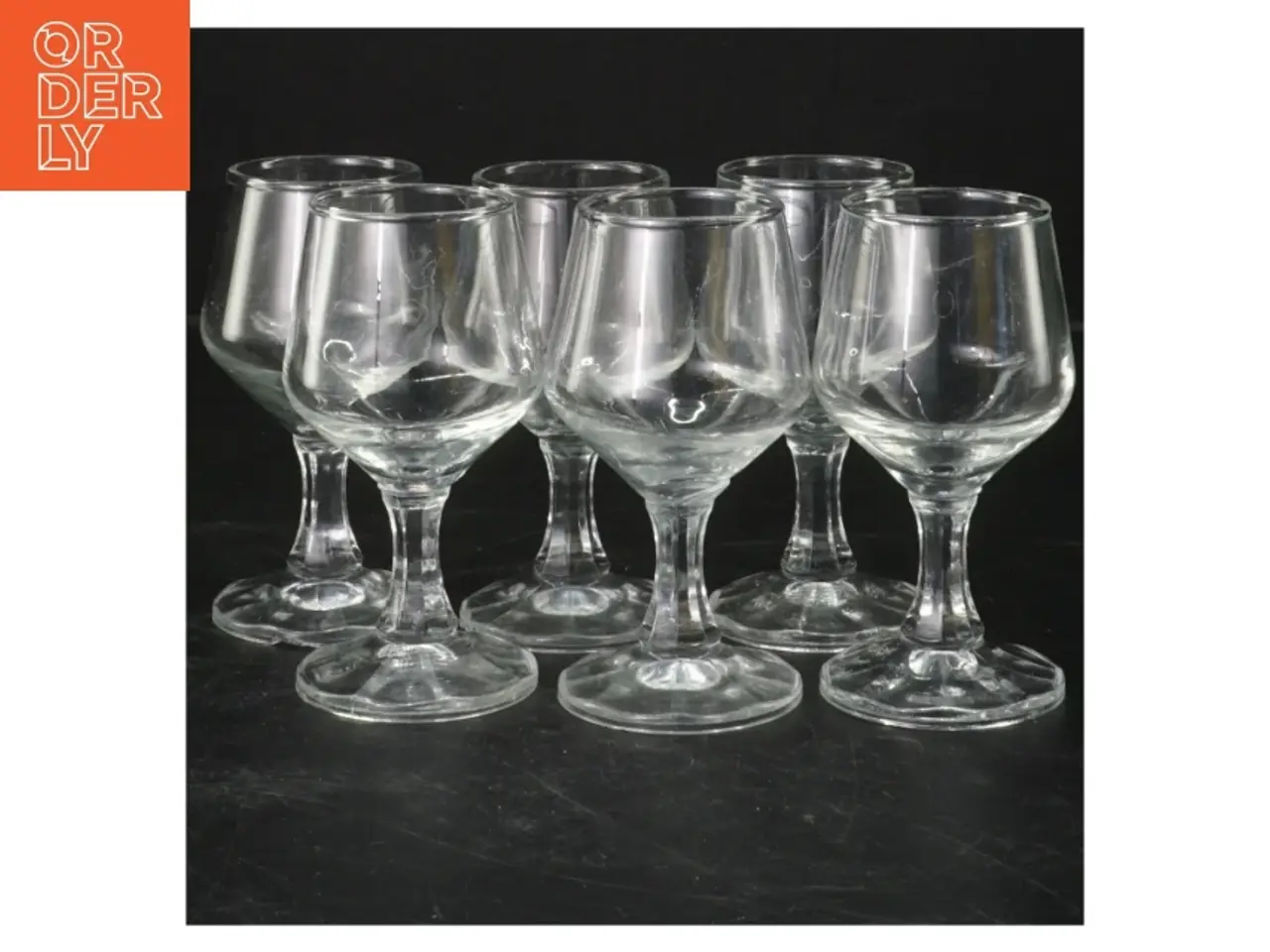 Billede 1 - Sæt med 6 små snapseglas (str. 10 cm. 6 styk)