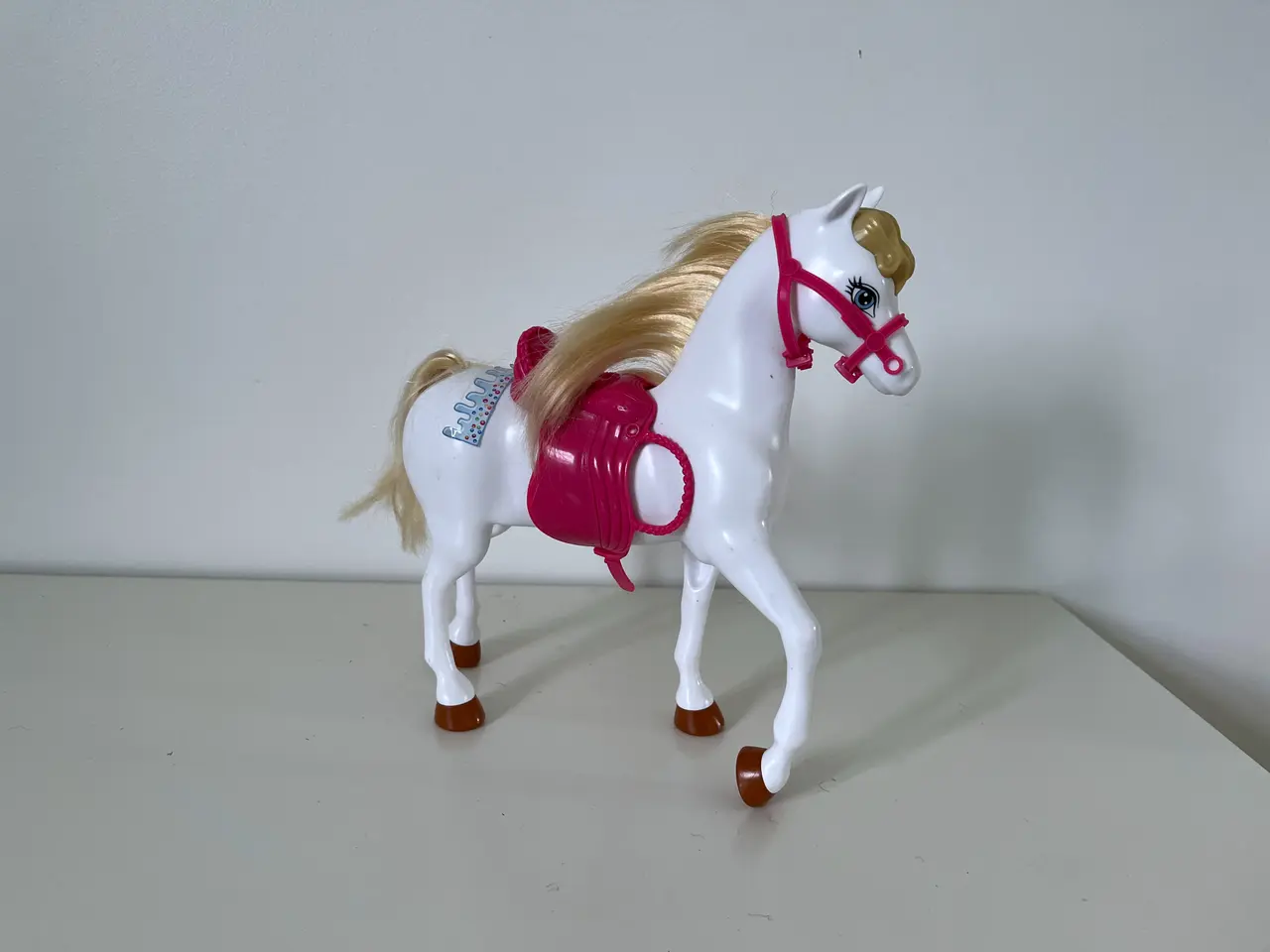 Billede 1 - Hvid Barbie Hest, Mattel