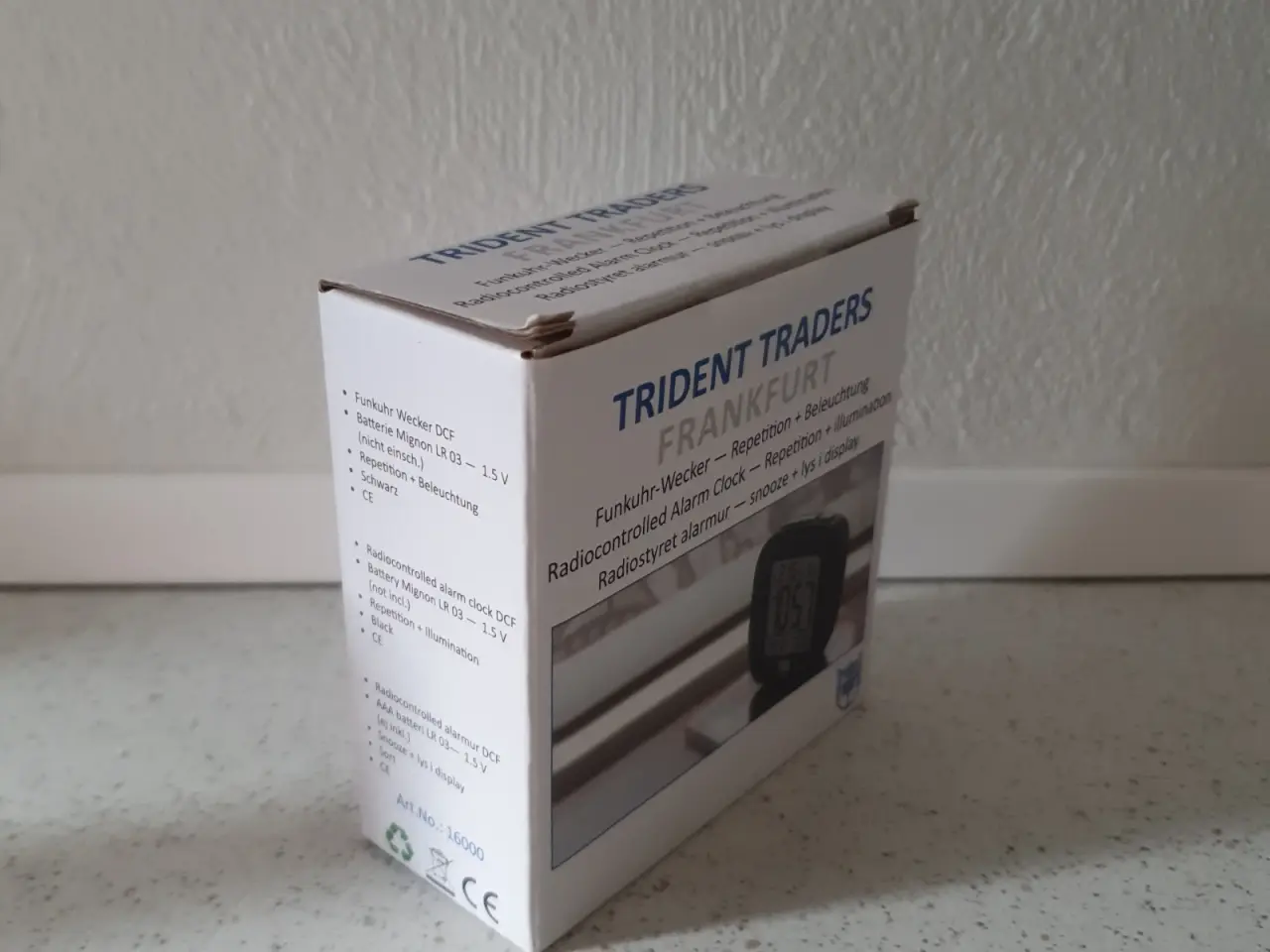Billede 4 - Radiostyret vækkeur fra Trident Traders