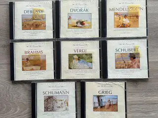 CD-SAMLING MED KLASSISK MUSIK