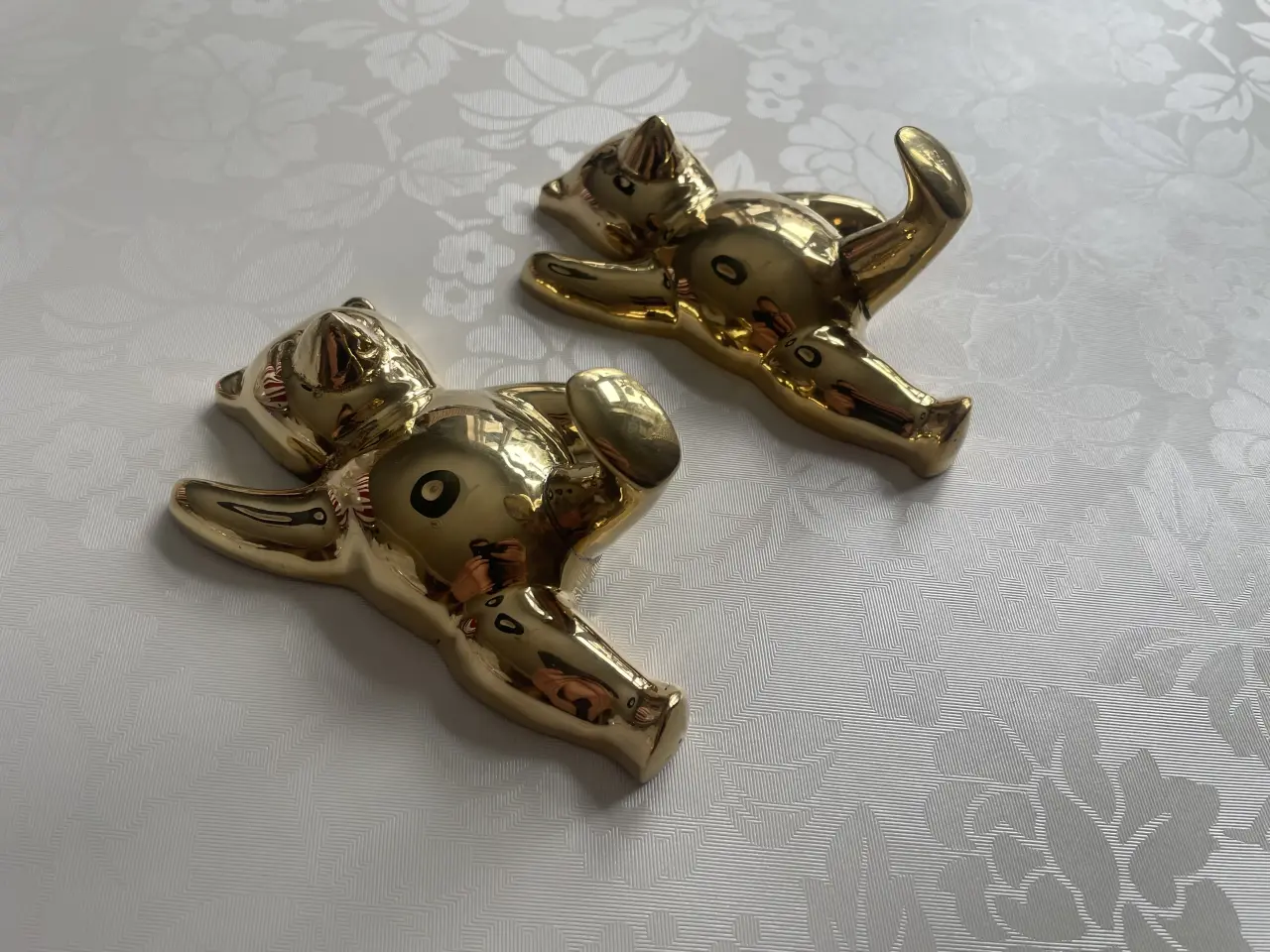 Billede 2 - Store smukke messing bamse knager 