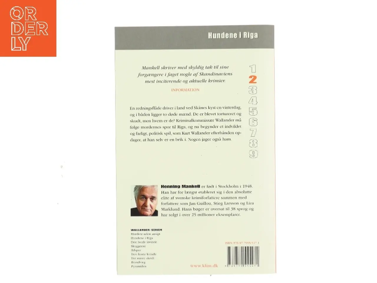 Billede 2 - Hundene i Riga : en sag for kriminalkommissær Wallander af Henning Mankell (Bog)
