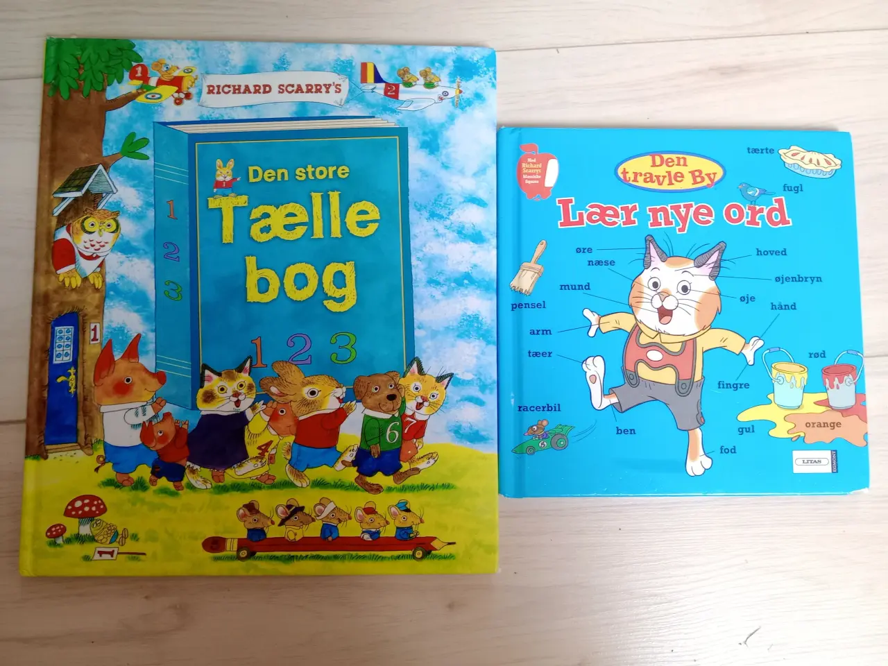 Billede 1 - Tælle bog & Lær nye ord bog 