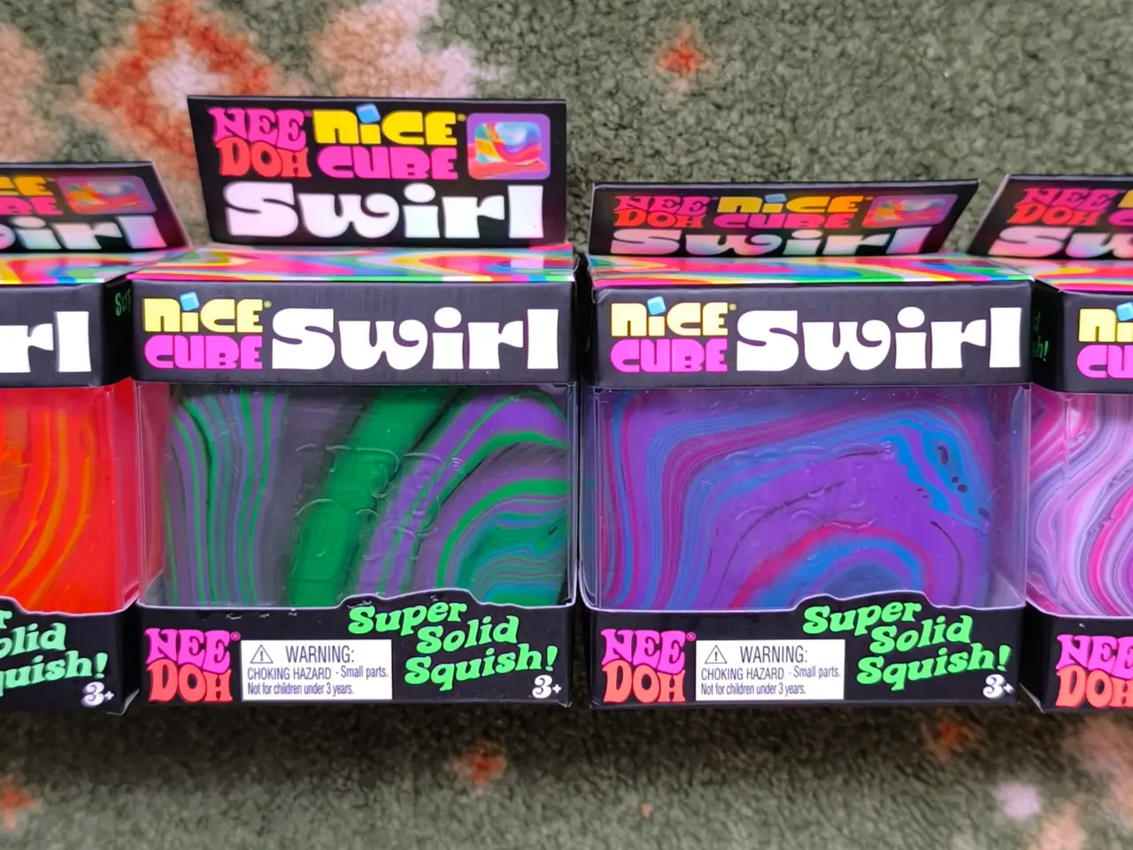 Billede 1 - Needoh Nice Cube Swirl sæt med 4 styk