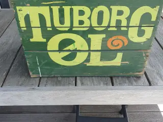 Tuborg øl trækasse