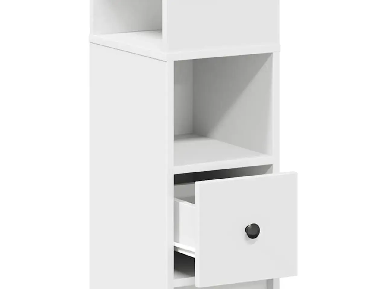 Billede 5 - Sengebord med skuffe 25×31×66 cm - hvid