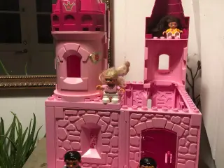 stort prinsesse slot duplo