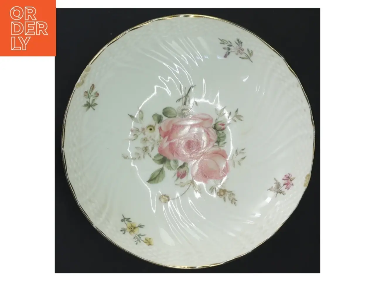 Billede 4 - Lille fad med fod fra Frijsenborg stel fra Royal Copenhagen (str. Ø 17,5x5 cm)
