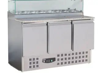 Pizzadisk/Saladette med 3 døre
