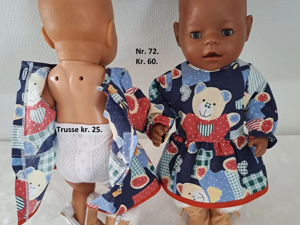 Billede 14 - Babyborn: Kjoler der passer til  fra 40 og 42cm. 