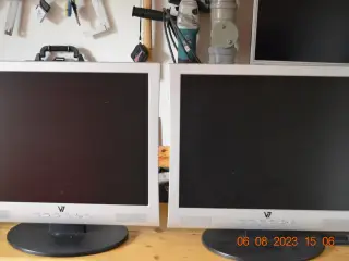 2 ens pc skærme  21"