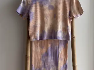 LMTD 2-delt sæt, crop top og nederdel, str. 11-12