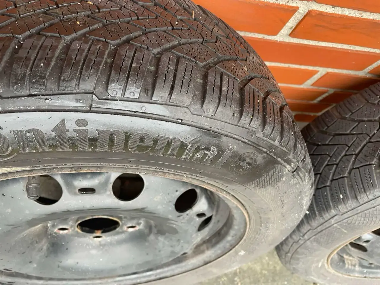 Billede 4 - 15” 5x100 originale Stålfælge med Conti vinterdæk