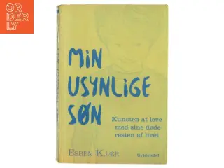 Min usynlige søn af Esben Kjær (Bog)