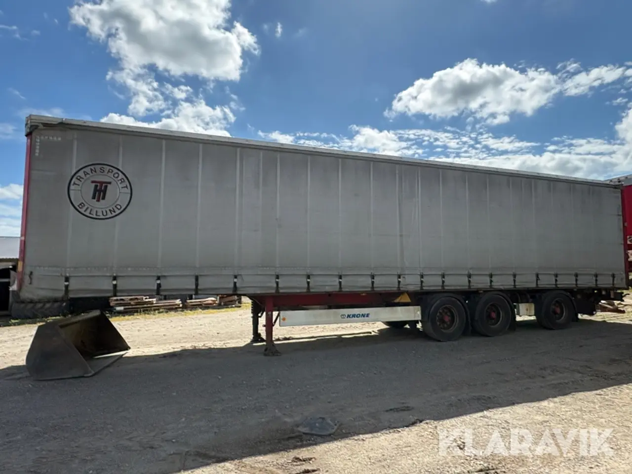 Billede 2 - Trailer Krone SD med presseningsopbygning