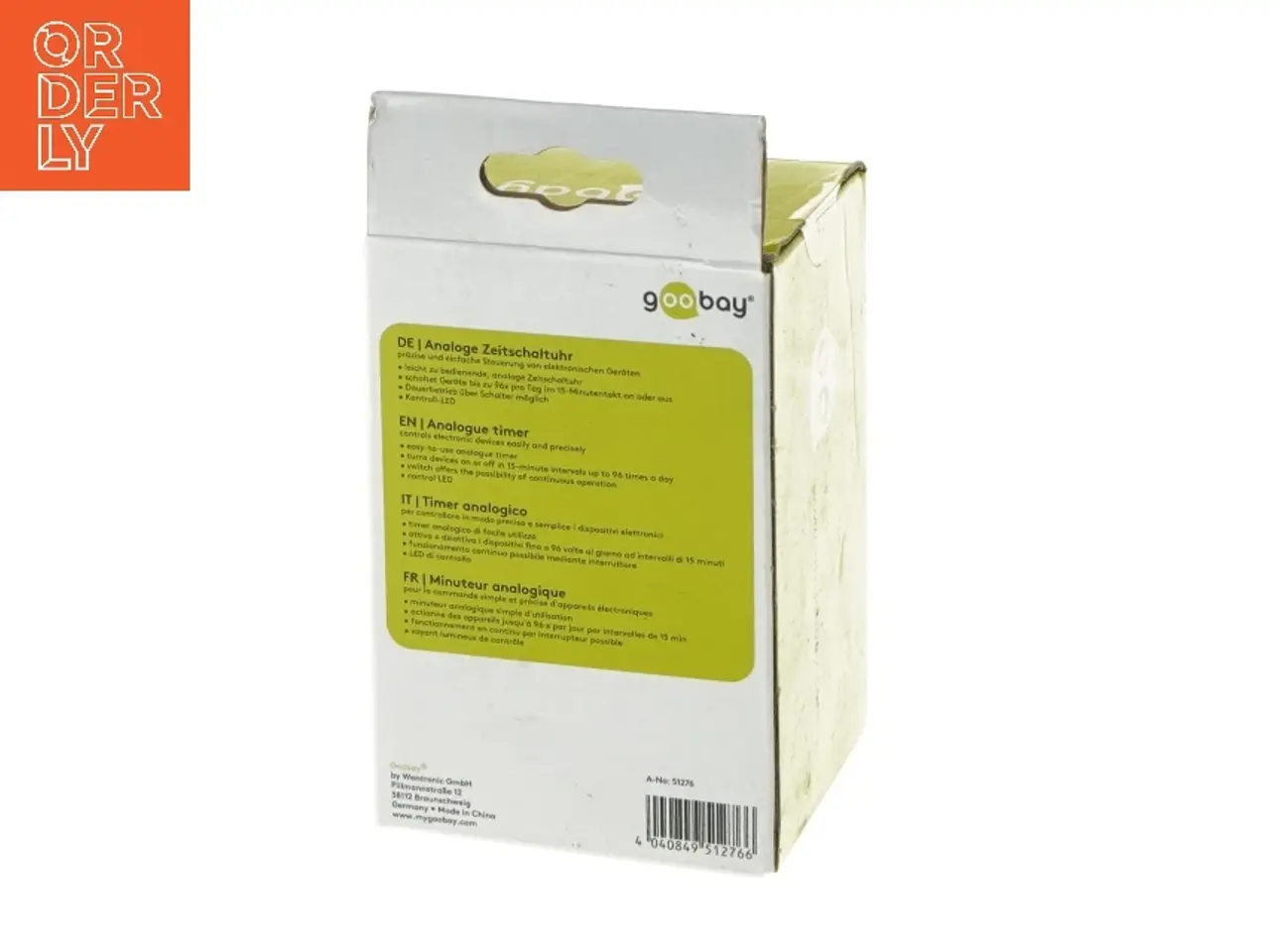 Billede 3 - Analog timer fra Goobay fra Goobay (str. 12x8x7,4 cm)