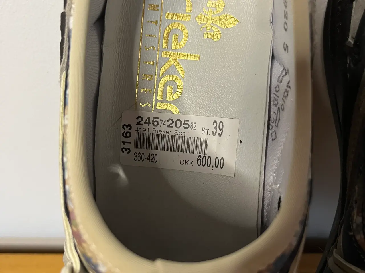 Billede 3 - Helt nye Rieker Sneakers