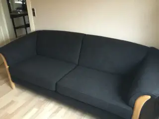 2 person sofa  grå stof