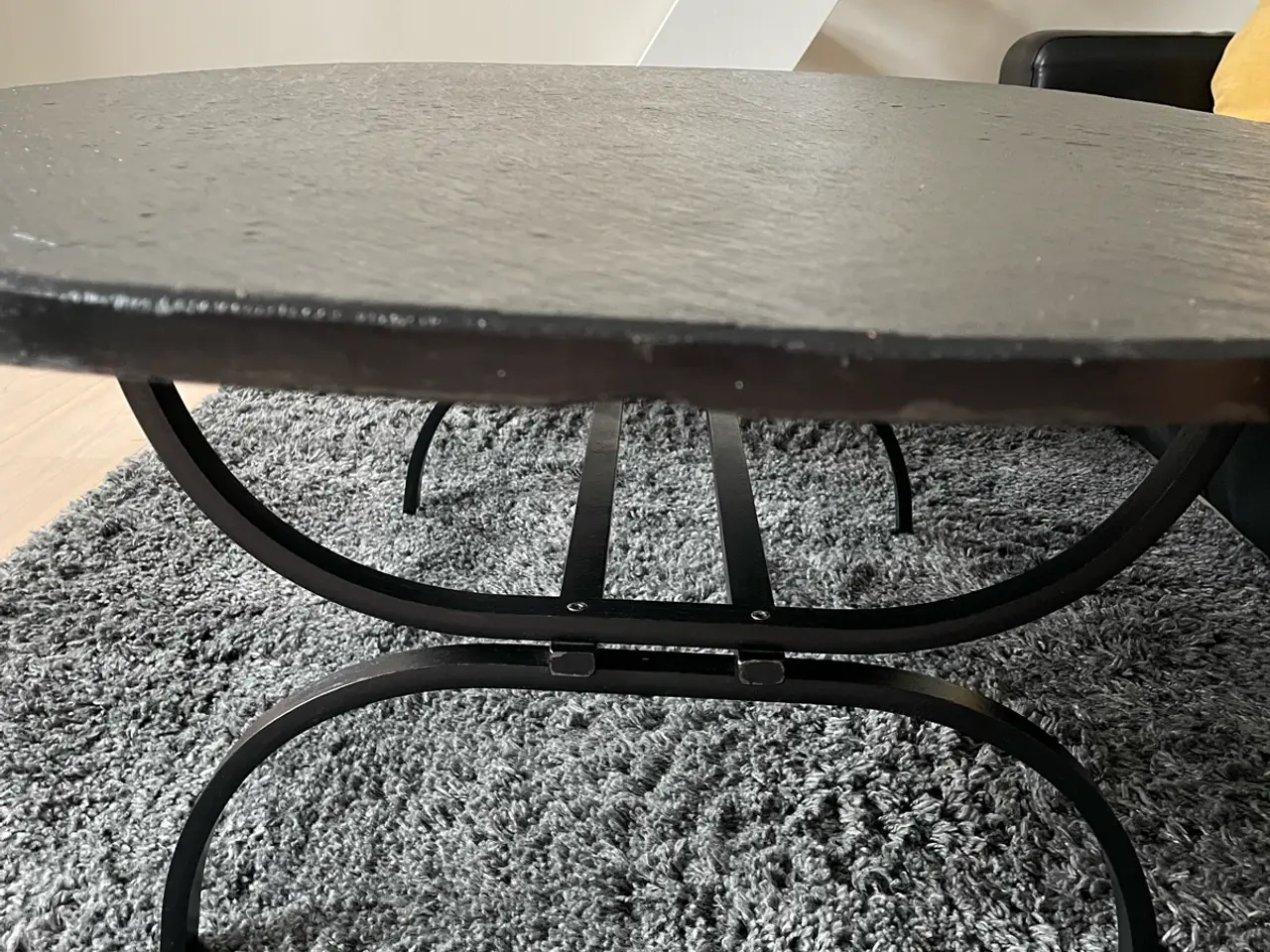Billede 3 - Granitbord på stålstel.