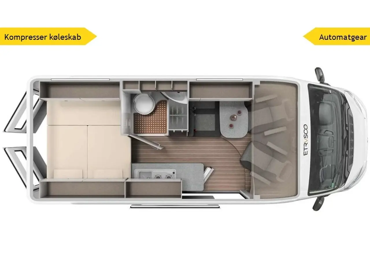 Billede 14 - 2025 - Etrusco CV 600 DB Plus Aut. Etrusco CV 600 DB plus 2025 By Hymer fra Hinshøj Caravan