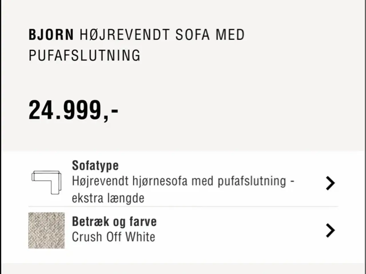 Billede 7 - ILVA Bjørn hjørnesofa med pufafslutning – nypris 2