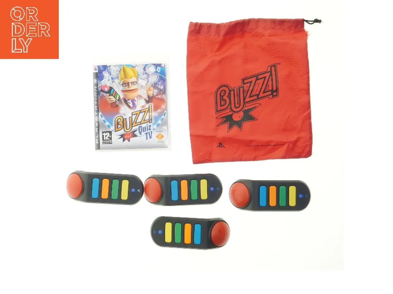 Billede 1 - Buzz! Quiz TV til PlayStation 3 med buzztrådløse kontrolenheder fra Buzz!
