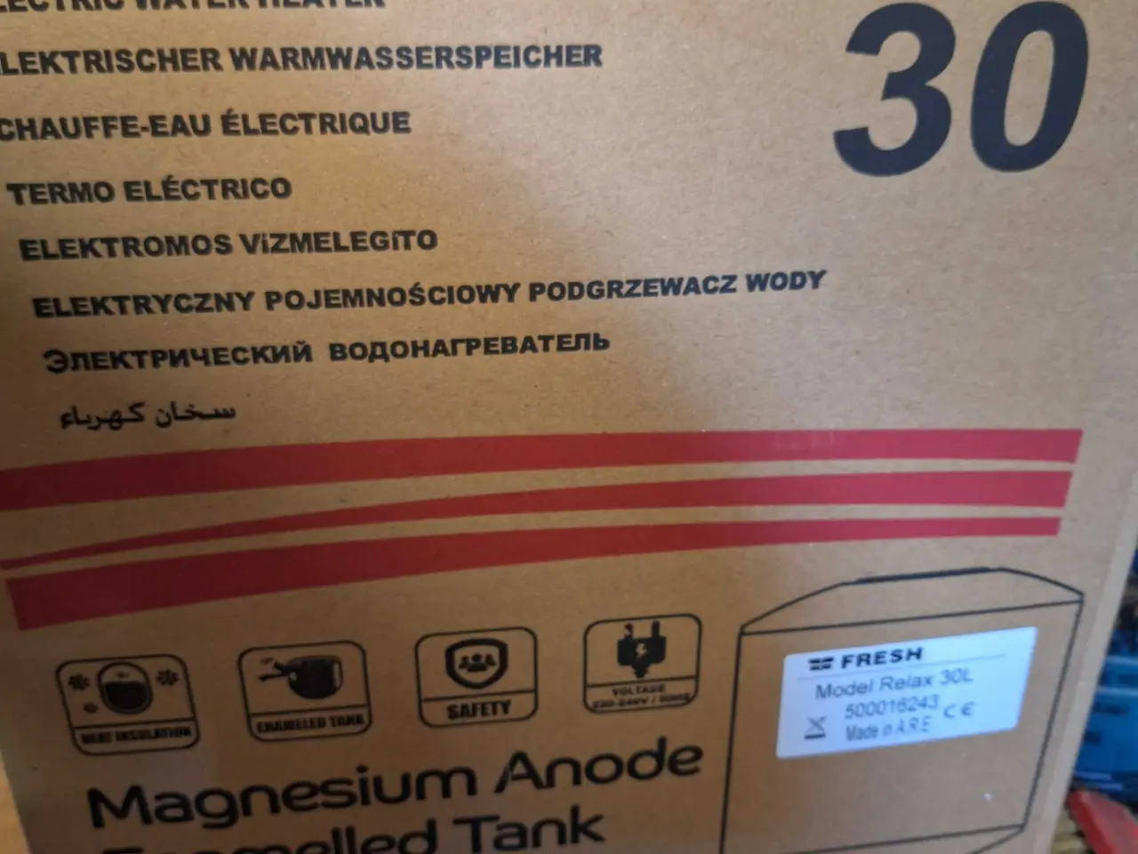 Billede 1 - Fresh 30 ltr elvandvarmer